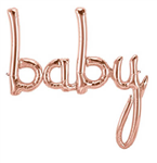 Globo BABY rose gold 90cm